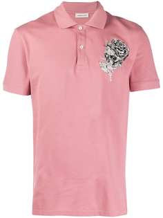 Alexander McQueen graphic-print polo shirt