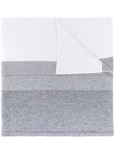 D.Exterior two tone scarf