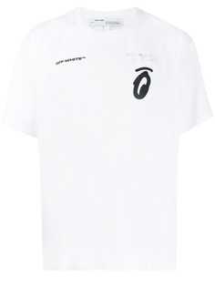 Off-White футболка с графичным принтом