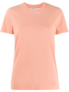 Off-White декорированная футболка