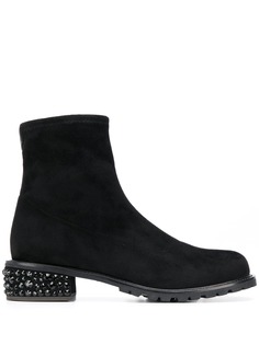 Giuseppe Zanotti ботильоны с кристаллами