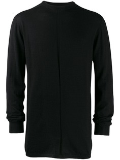 Rick Owens толстовка оверсайз с круглым вырезом