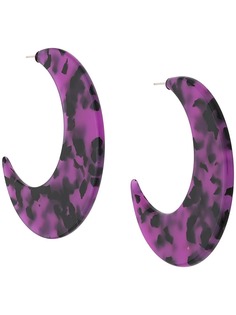 Marine Serre серьги-кольца