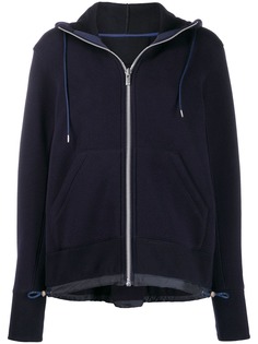 Sacai топ с длинными рукавами и капюшоном