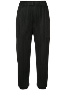 Pleats Please By Issey Miyake укороченные плиссированные брюки