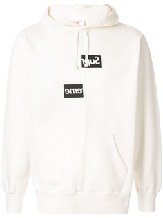 Supreme худи с логотипом из коллаборации с CDG