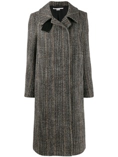 Stella McCartney пальто с узором шеврон