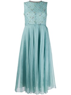 Red Valentino декорированное платье с кристаллами