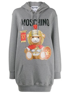 Moschino платье-худи Teddy Bear