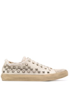 Saint Laurent кеды Bedford с эффектом потертости