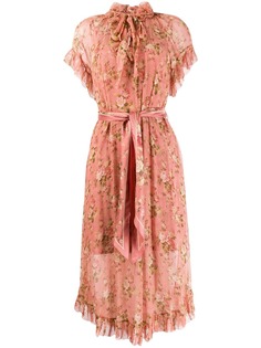 Zimmermann ruffled floral day dress