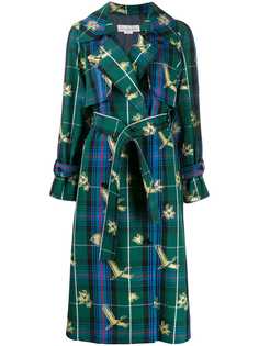 Golden Goose checked jacquard coat