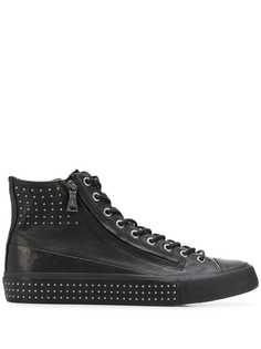 John Varvatos studded high top sneakers