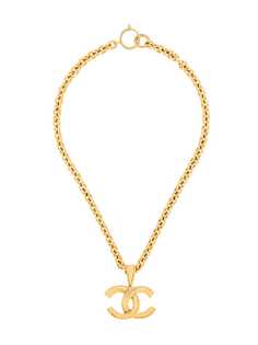Chanel Pre-Owned колье с логотипом CC