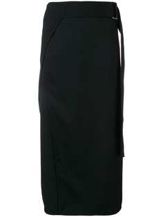 Victoria Beckham юбка миди с поясом