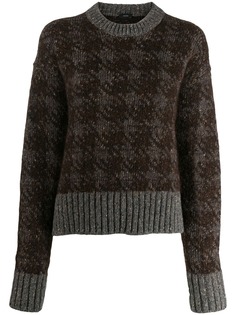 Joseph houndstooth knitted sweater