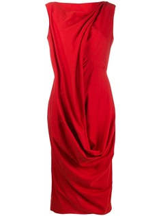 Rick Owens draped design dress