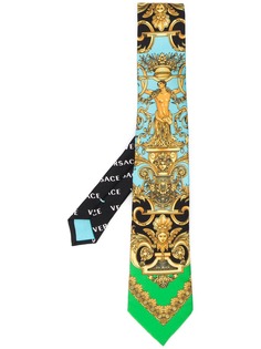 Versace baroque print tie