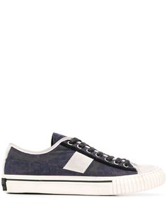 John Varvatos patterned low top sneakers