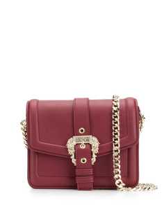 Versace Jeans Couture Embellished Buckle Shoulder Bag