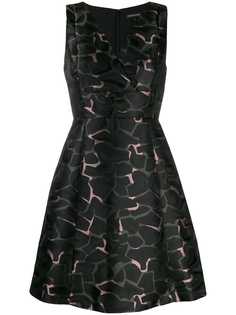 Ea7 Emporio Armani camouflage v-neck dress