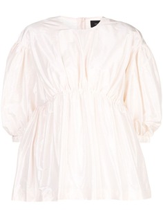 Simone Rocha puffed half-sleeved blouse