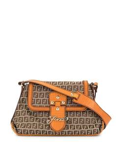 Fendi Pre-Owned жаккардовая сумка на плечо Zucchino