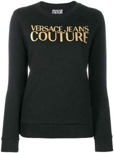 Versace Jeans Couture gold logo print jumper