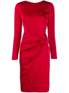 Paule Ka ruched detail dress