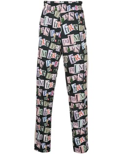 Palm Angels magazine motif track pants