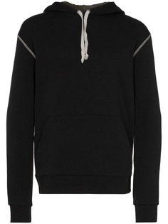78 Stitches contrast-stitch hoodie
