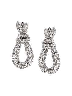 Ermanno Scervino Crystal-embellished drop earrings