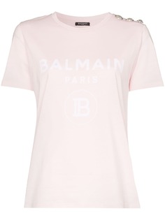 Balmain logo print T-shirt