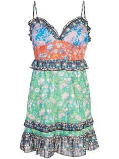 Cynthia Rowley Charlotte Patchwork Mini Dress