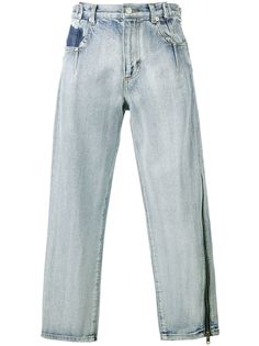 3.1 Phillip Lim брюки из денима на молнии
