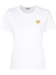 Comme Des Garçons Play футболка с нашивкой