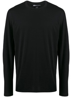 Y-3 футболка с длинными рукавами
