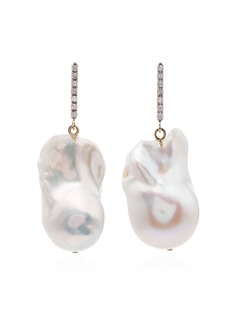 Mateo серьги с жемчугом и бриллиантами