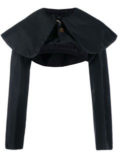Comme Des Garçons Comme Des Garçons укороченное пальто с кейпом