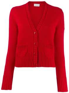 Moncler rib-knit trim cardigan
