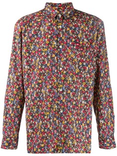 Comme Des Garçons Shirt рубашка с цветочным принтом