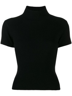 Pinko топ из джерси с высоким воротником