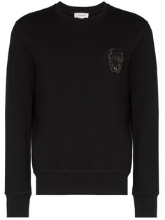 Alexander McQueen толстовка с декором Skull