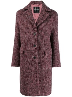 Ermanno Scervino однобортное пальто с узором в елочку