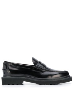 Tods лоферы с тисненым логотипом Tod`S