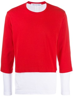Comme Des Garçons Shirt многослойный джемпер