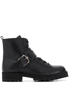 Tods buckled strap boots Tod`S