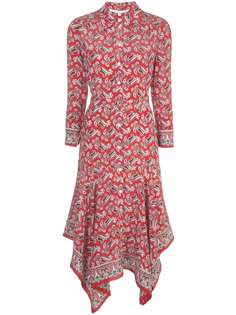 Veronica Beard платье-рубашка с узором пейсли