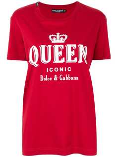 Dolce & Gabbana футболка с принтом Iconic Queen
