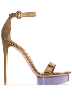 Gianvito Rossi босоножки на платформе с открытым носком